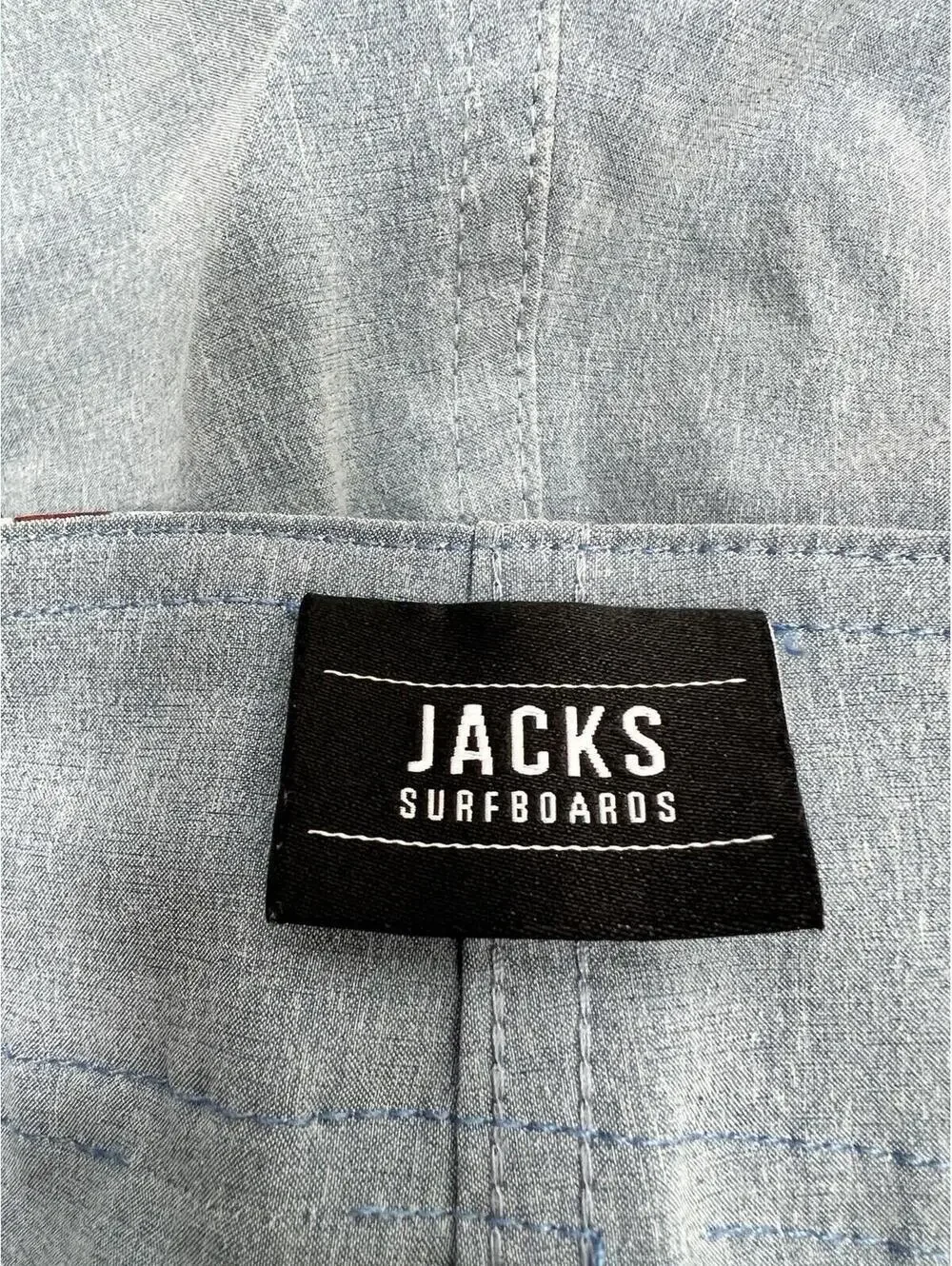 Jacks Surfboards Board Shorts Men’s 28 Blue Red Trim Swim Trunks